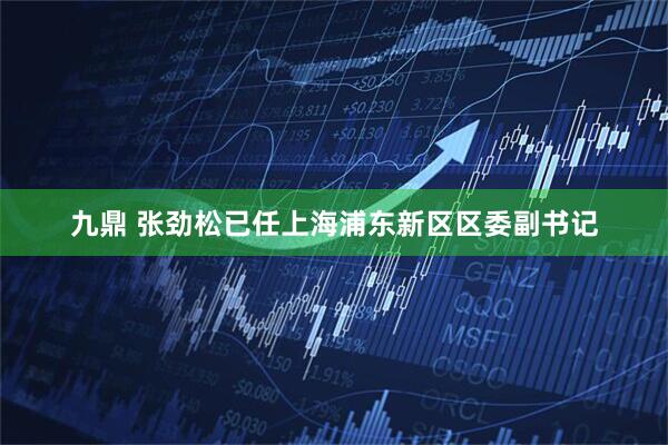 九鼎 张劲松已任上海浦东新区区委副书记