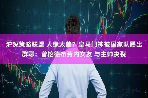 沪深策略联盟 人缘太差？皇马门神被国家队踢出群聊：曾挖德布劳内女友 与主帅决裂
